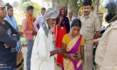 खाकी बनी रक्षक, महिला की बची जान