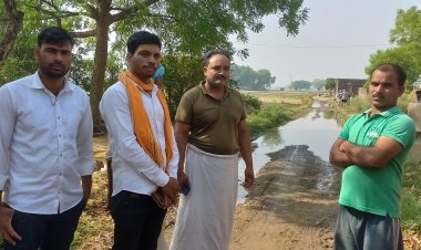 खरगपुर ग्रामीण गंदे पानी चलने को है मजबूर