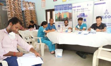आरडब्लूए रजत विहार सी ब्लाक ने लगाया निःशुल्क स्वास्थ्य जाँच शिविर