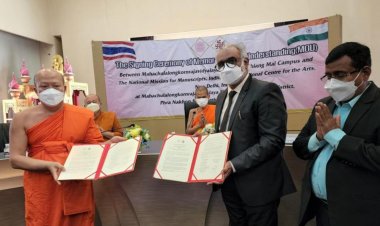 थाईलैंड में ताड़ के पत्तों पर अंकित अति प्राचीन बौध साहित्य को सुरक्षित करने का शुरू