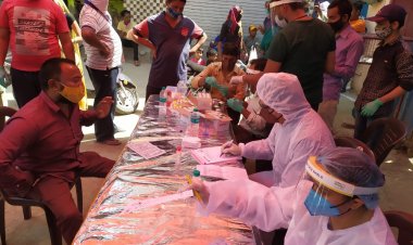 दिल्ली: 30 स्थानों पर कोरोना से बचाव, जागरूकता शिविर, औषधि व मास्क का किया वितरण