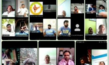 राष्ट्रीय प्रजापति महासंघ की बैठक हुई विजुअल जूम एप पर