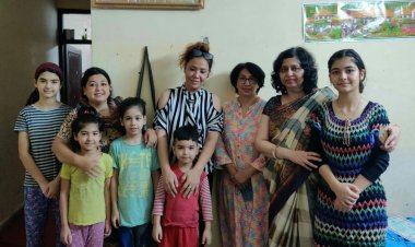 विश्व साक्षरता दिवस पर कला भारती ने थामा अफगानिस्तान के अनाथ बच्चो का हाथ