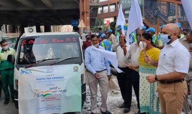 भारतीय प्रदूषण नियंत्रण संघ ने पूर्वी दिल्ली नगर निगम के सहयोग से "प्लास्टिक मुक्त अभियान" की शुरुआत की।