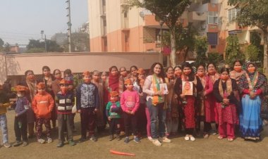 गुलमोहर एन्क्लेव की पूर्व अध्यक्षा ने की भाजपा के लिए वोट की अपील