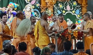 इस्कॉन ने मनाया श्री चैतन्य महाप्रभु का आविर्भाव दिवस गौर पूर्णिमा