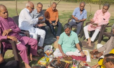 पैन ओयसिस बिल्डर एवं नोयड़ा औथरिटी की बुद्धि-शुद्धि के लिए नौवीं बार हुआ हवन