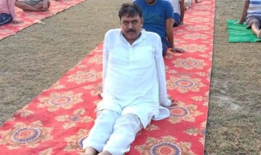 हमारे जीवन मे योग का बहुत महत्व है-कुंवर रमेश सिंह