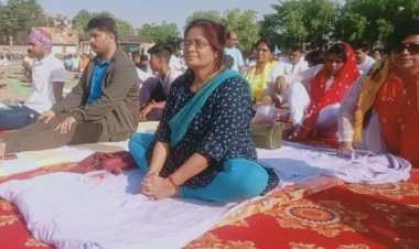 काशी नरेश राजकीय स्नातकोत्तर महाविद्यालय ज्ञानपुर अंतर्राष्ट्रीय योग दिवस