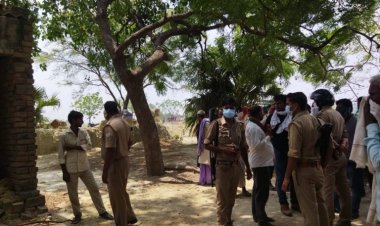 धर्मांगतपुर मे भूसे मे मिला शव, पुलिस जांच मे जुटी