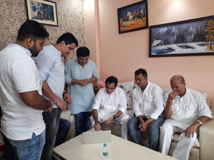 विधायक पंकज सिंह ने की नोवरा की वेबसाइट लांच