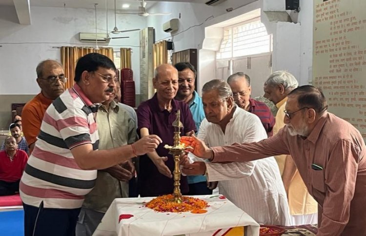 लक्ष्मी नारायण मंदिर में योग साधना कार्यक्रम हुआ सम्पन्न