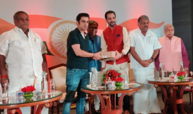 गौतम गंभीर ने हिंदी में देशभक्ति गीत 'भारत मां' और तमिल में 'थाई मन्ने' लॉन्च किया