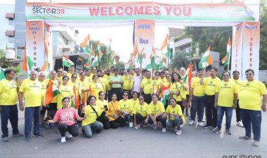 तिरंगा यात्रा व मिनी मैरथॉन दौड़ का हुआ आयोजन