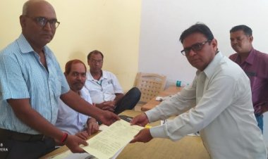 गाजीपुर पत्रकार एसोसिएशन के पद के लिए सूर्यवीर सिंह ने किया अध्यक्ष पद पर नामांकन दाखिल