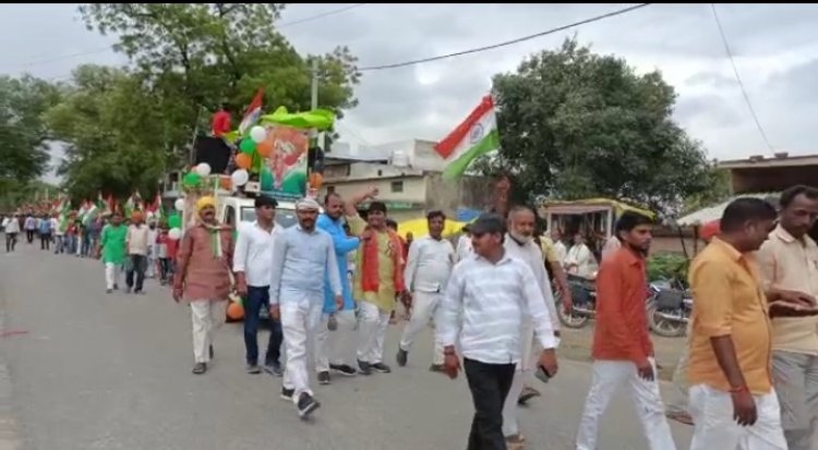 जय जवान जय किसान ,भारत माता की जय घोष से गुंजा बद्धुपुर