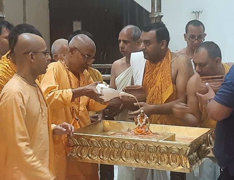 इस्कॉन मंदिर में मनाया गया श्रील प्रभुपाद आविर्भाव तिथि महामहोत्सव