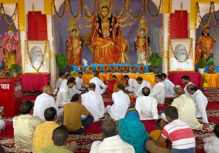 महर्षि नगर में दुर्गा पूजा और विजयदशमी महोत्सव का हुआ आयोजन