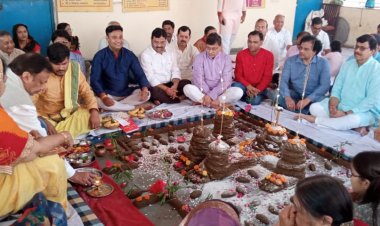 श्रीजी गौसदन में मनाया गया गोवर्धन पूजा