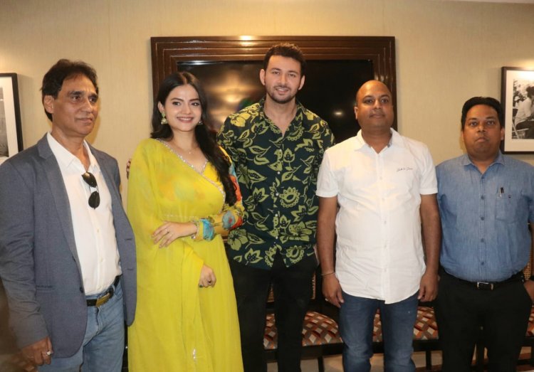 फिल्म ‘आ भी जा ओ पिया’ की स्टारकास्ट ने दिल्ली में किया प्रमोशन