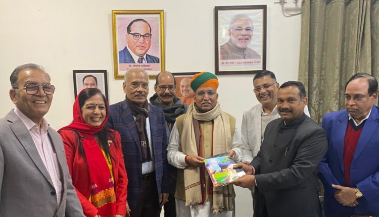 अणुव्रत अमृत महोत्सव से पुरा विश्व लाभान्वित हो - अर्जुनराम मेघवाल