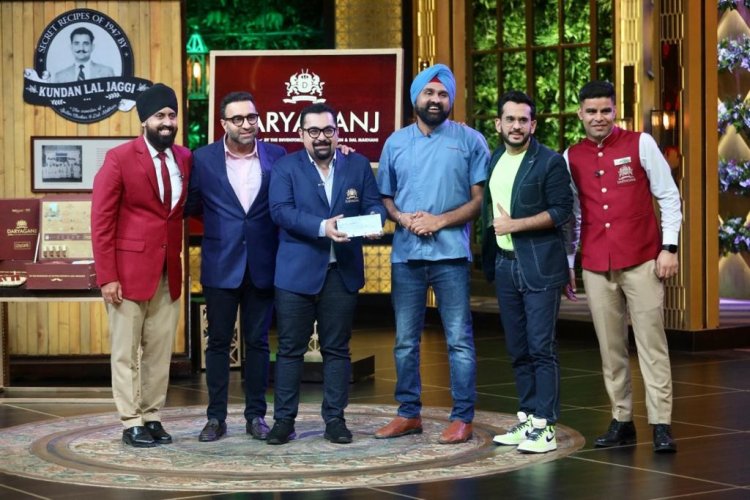 Daryaganj is the first ever Casual dining restaurant brand in India to be featured on Shark Tank India