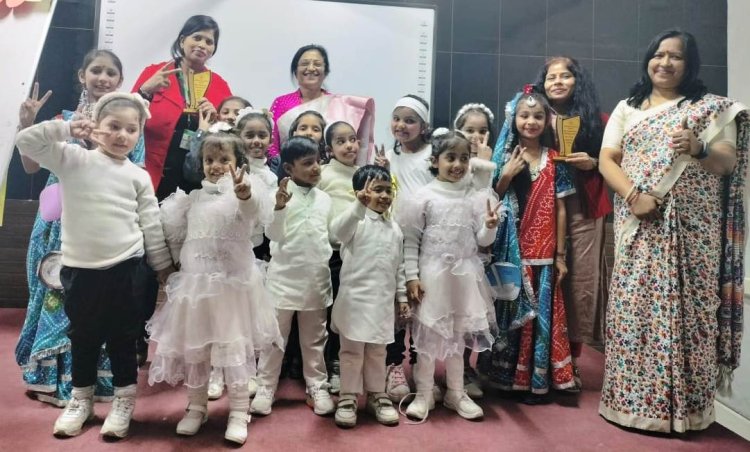 इंटर-स्कूल पर्व नव उड़ान 2023 में बच्चो ने लिया भाग