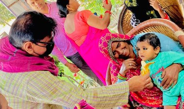 पोषण पखवाड़े में स्वस्थ बालक-बालिकाएं पुरस्कृत