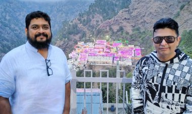 निर्माता भूषण कुमार और निर्देशक ओम राउत फिल्म आदिपुरुष के लिए आशीर्वाद लेने पहुंचे माता वैष्णव देवी के दरबार