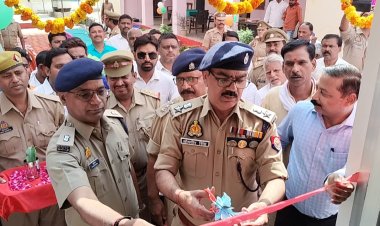 नवनिर्मित थानाध्यक्ष कक्ष का एसपी ओमवीर सिंह ने किया उद्घाटन