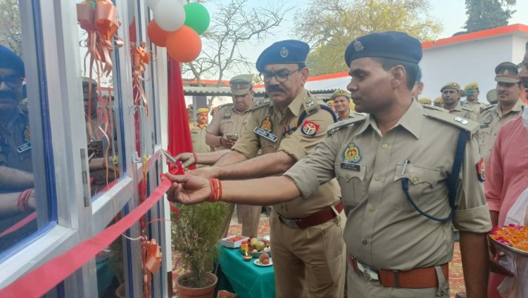 पुलिस अधीक्षक ने किया थानाध्यक्ष कार्यालय का उद्घाटन