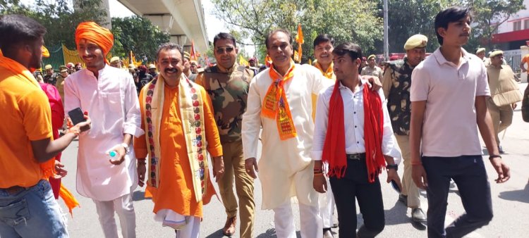 हनुमान जन्मोत्सव शोभायात्रा की ड्रोन से होगी निगरानी, एक हजार पुलिसकर्मी तैनात