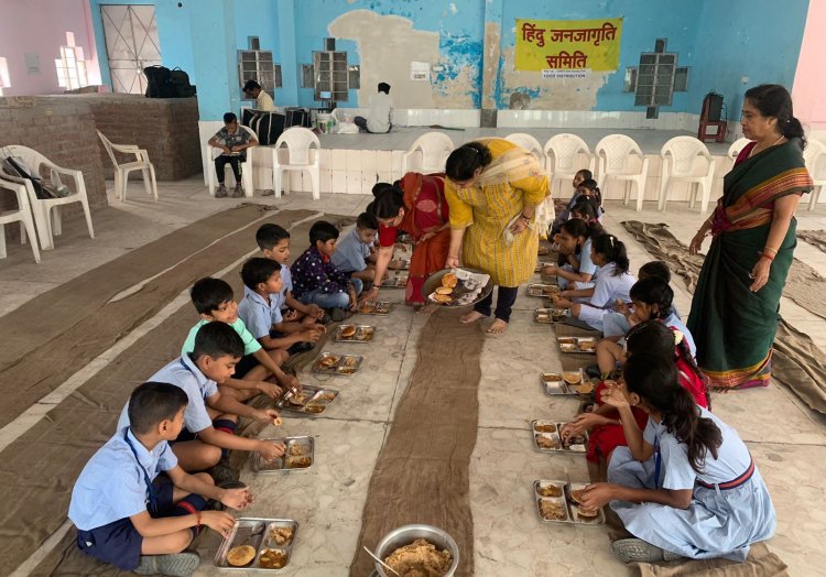  हिंदू जनजागृति समिति की ओर से भोजन वितरण का उपक्रम संपन्न