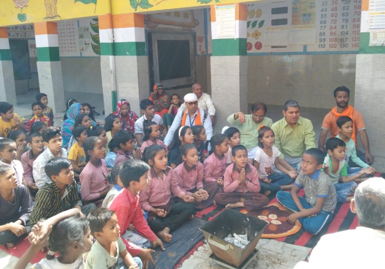 आर्य समाज ने डॉ भीमराव अंबेडकर के जन्म दिवस के उपलक्ष में किया यज्ञ