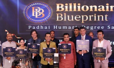 दो केंद्रीय मंत्रियों के साथ डा विवेक बिंद्रा का बिलेनेयर ब्लूप्रिंट लाॅच