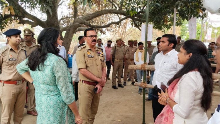 स्ट्रांग रूम का डीएम और एसपी ने किया स्थलीय निरीक्षण