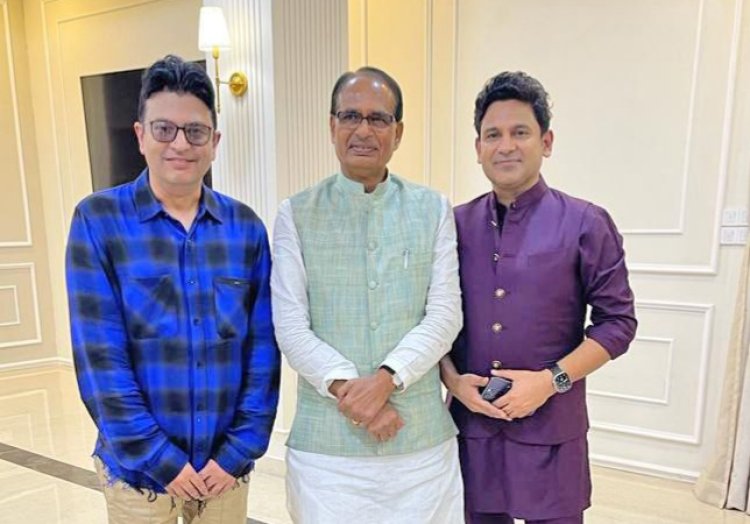 निर्माता भूषण कुमार और डायलॉग राइटर मनोज मुंतशिर ने मध्य प्रदेश के मुख्यमंत्री और गृह मंत्री से की मुलाकात