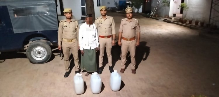 60 लीटर ताड़ी के साथ बिरनो पुलिस ने एक को भेजा जेल