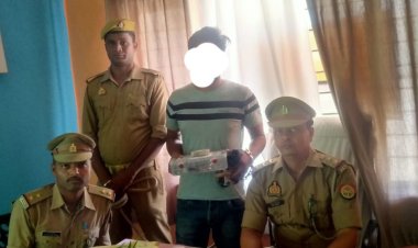 लुट की मोटर साइकिल, कैस और अवैध तमंचा संग लुटेरा गिरफ्तार 