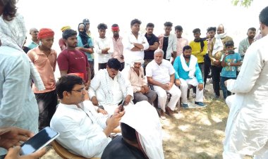 मृतिका नंदनी यादव के परिजनों से मिला सपा प्रतिनिधि मंडल