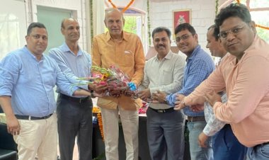 रेरा चेयरमैन का कार्यकाल पूरा होने पर नेफोमा टीम ने राजीव कुमार को दी विदाई 