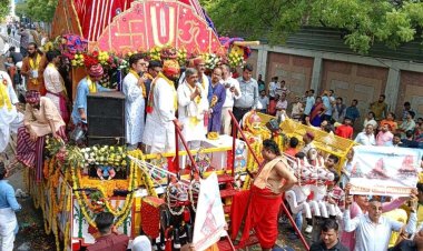 महाप्रभु श्री जगन्नाथ रथ यात्रा मंदिर में पारंपरिक उत्साह और उल्लास के साथ मनाई गई