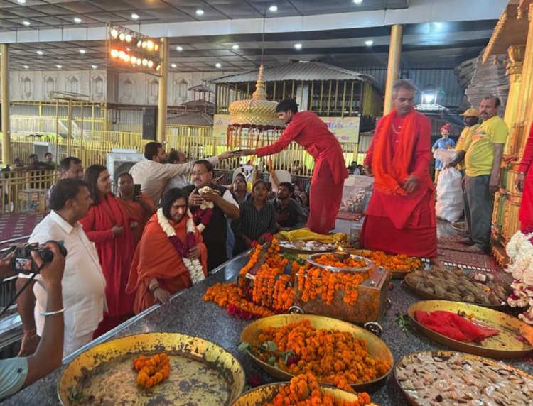 साध्वी ऋतंभरा पहुंची खाटू श्याम के दर्शन करने