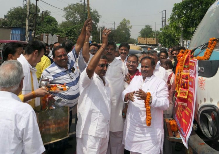 अमरनाथ यात्रा बालटाल भंडारे की पहली गाड़ी नॉएडा से रवाना, 1 जुलाई से 31 अगस्त तक चलेगा बालटाल में भंडारा