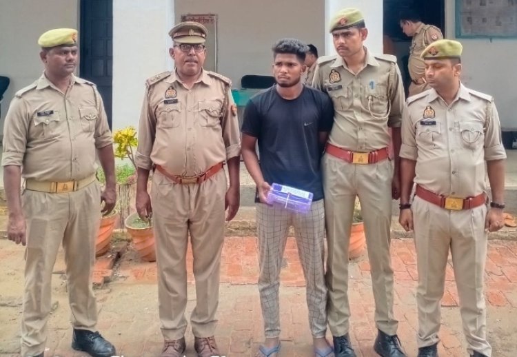 अवैध तमंचा के साथ बिरनो पुलिस ने किया गिरफ्तार