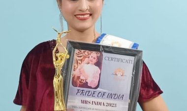 महाराष्ट्र के नागपुर से प्रणोति बागड़े को मिसेज़ इंडिया केटेगरी में मिला प्राइड ऑफ़ इंडिया मिसेज़ नागपुर विनर का सिटी विनिंग टाइटल