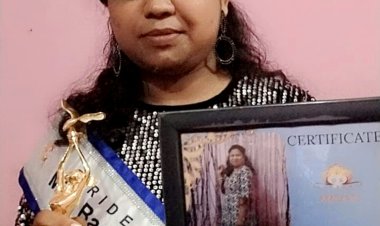 छत्तीसगढ़ के बस्तर से रेणु सोडी को मिस इंडिया केटेगरी में मिला प्राइड ऑफ़ इंडिया मिस बस्तर विनर का सिटी विनिंग टाइटल