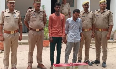 दो बैट्री चोर चढ़े बिरनो पुलिस के हत्थे 