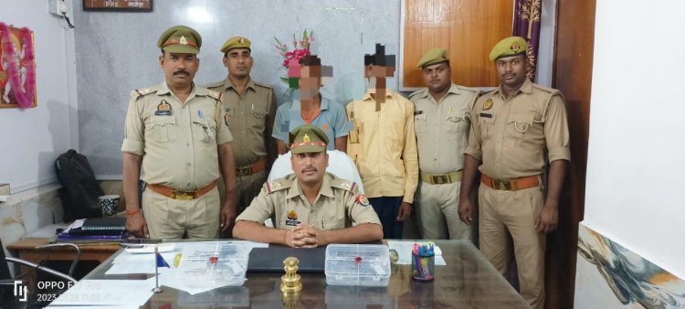 दस दस हज़ार के दो इनामिया अवैध तमंचा और कारतूस के साथ गिरफ्तार 