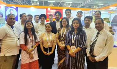 Jagat Pharma Shines Bright at UP International Trade Show 2023 with Innovative Ayurvedic Healthcare Solutions